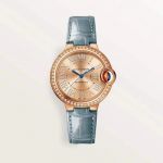 AF Factory Best Replica Cartier Ballon Bleu 316L Stainless Steel plated Rose Gold Case Diamond Bezel Watch